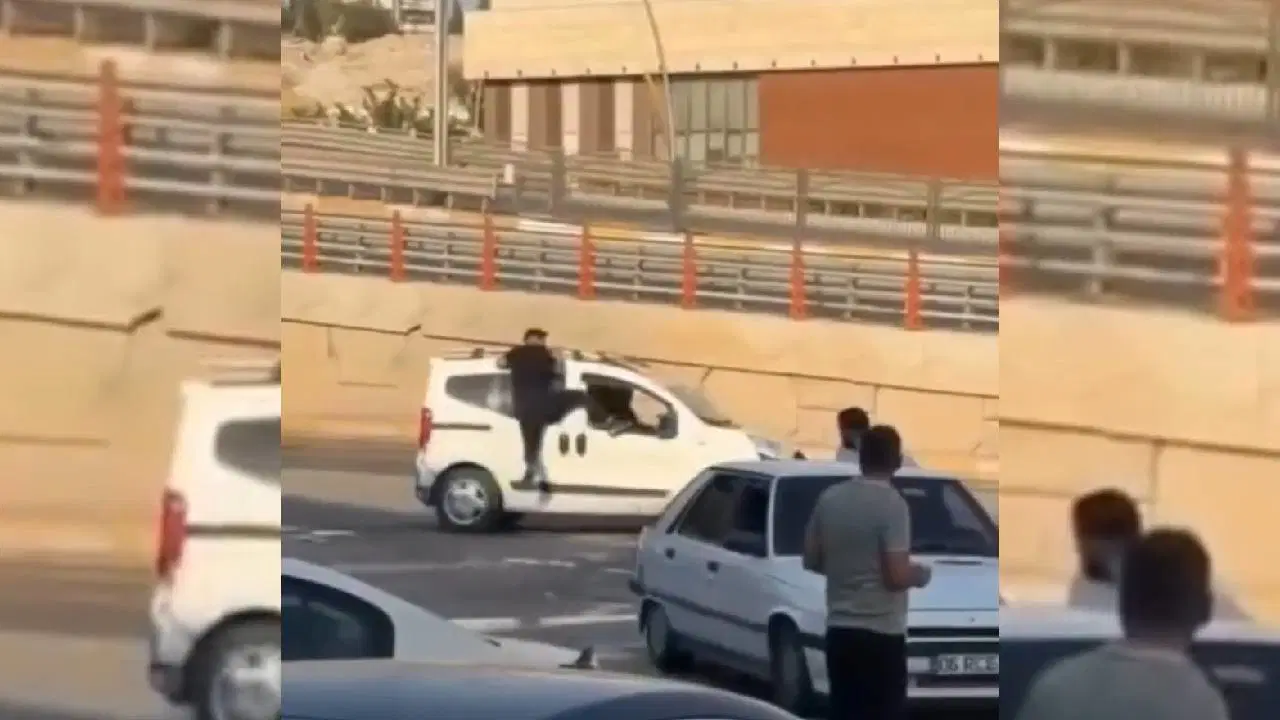 Şanlıurfa’da ‘kardeş’ kavgası… Aracına tutunup, camdan girmeye çalıştı