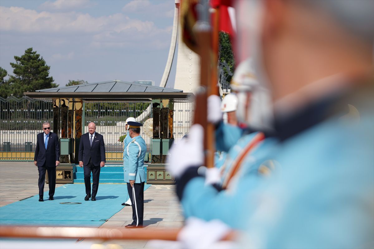 Erdoğan, Avusturya Başbakanı’nı Resmi Törenle Karşıladı