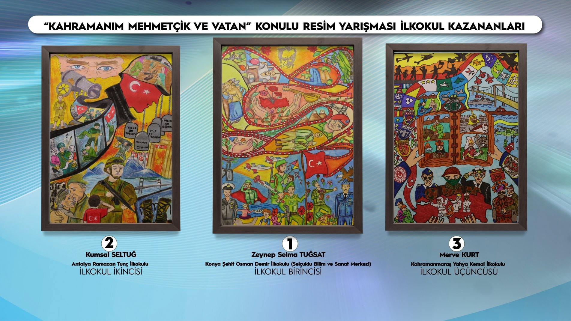 Resim yarışmasının kazananları belli oldu